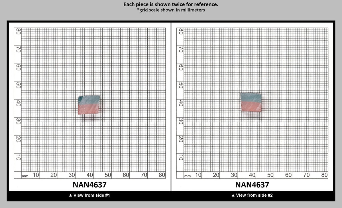 Nanosital Simulated Bi-Color Lab Created Faceting Rough for Gem Cutting - Pink-Blue - Various Sizes : NAN4637