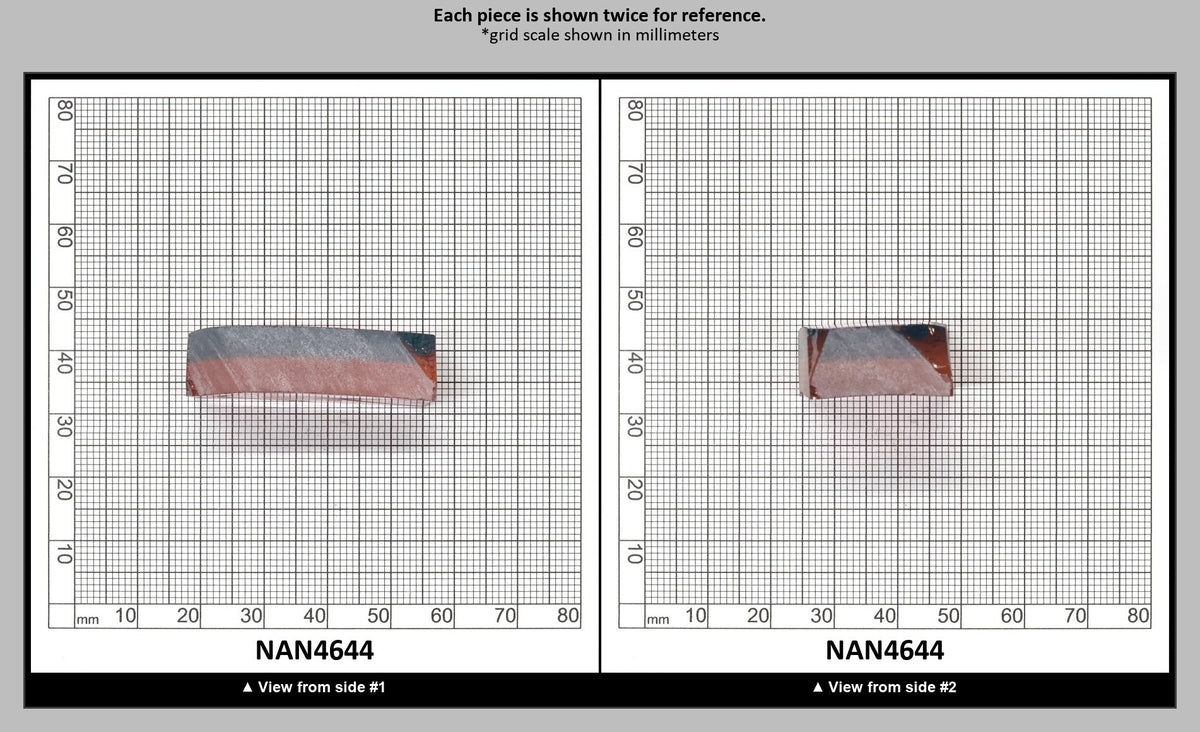 Nanosital Simulated Bi-Color Lab Created Faceting Rough for Gem Cutting - Pink-Blue - Various Sizes : NAN4644