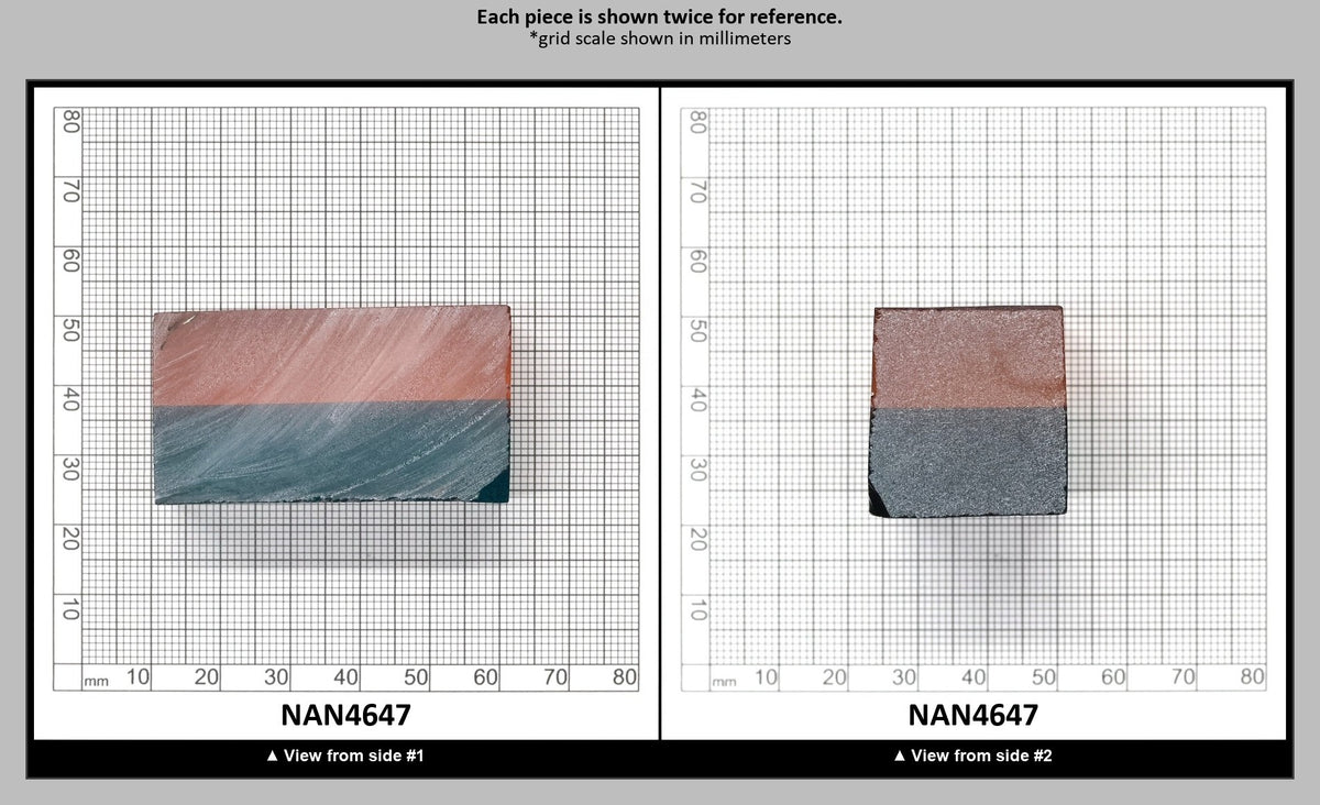 Nanosital Simulated Bi-Color Lab Created Faceting Rough for Gem Cutting - Pink-Blue - Various Sizes : NAN4647