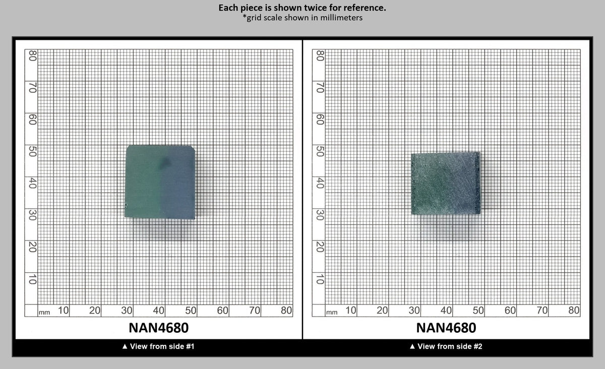 Nanosital Simulated Bi-Color Lab Created Faceting Rough for Gem Cutting - Blue-Green - Various Sizes : NAN4680