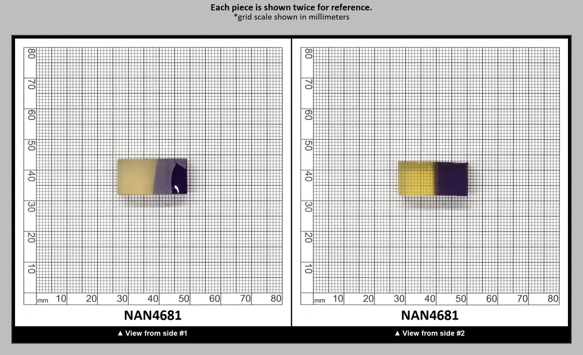 Nanosital Simulated Ametrine Lab Created Faceting Rough for Gem Cutting - Bi-Color Purple-Orange - Various Sizes : NAN4681