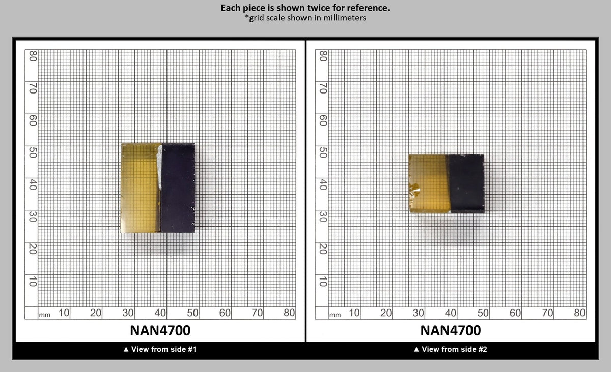 Nanosital Simulated Ametrine Lab Created Faceting Rough for Gem Cutting - Bi-Color Purple-Orange - Various Sizes : NAN4700