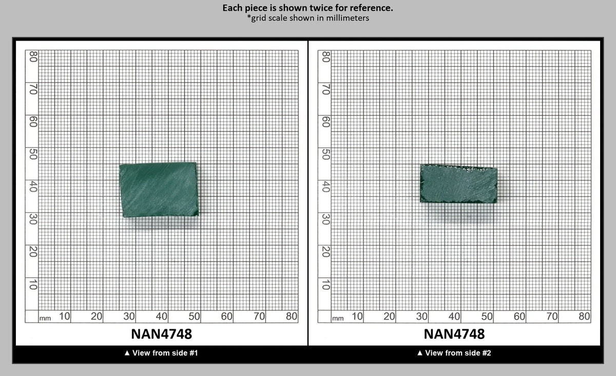 Nanosital Simulated Light Emerald Lab Created Faceting Rough for Gem Cutting - #0/3 - Various Sizes : NAN4748