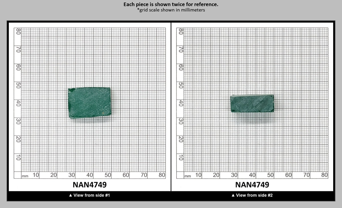 Nanosital Simulated Light Emerald Lab Created Faceting Rough for Gem Cutting - #0/3 - Various Sizes : NAN4749