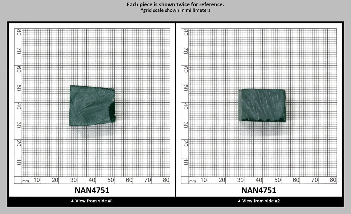 Nanosital Simulated Light Emerald Lab Created Faceting Rough for Gem Cutting - #0/3 - Various Sizes : NAN4751