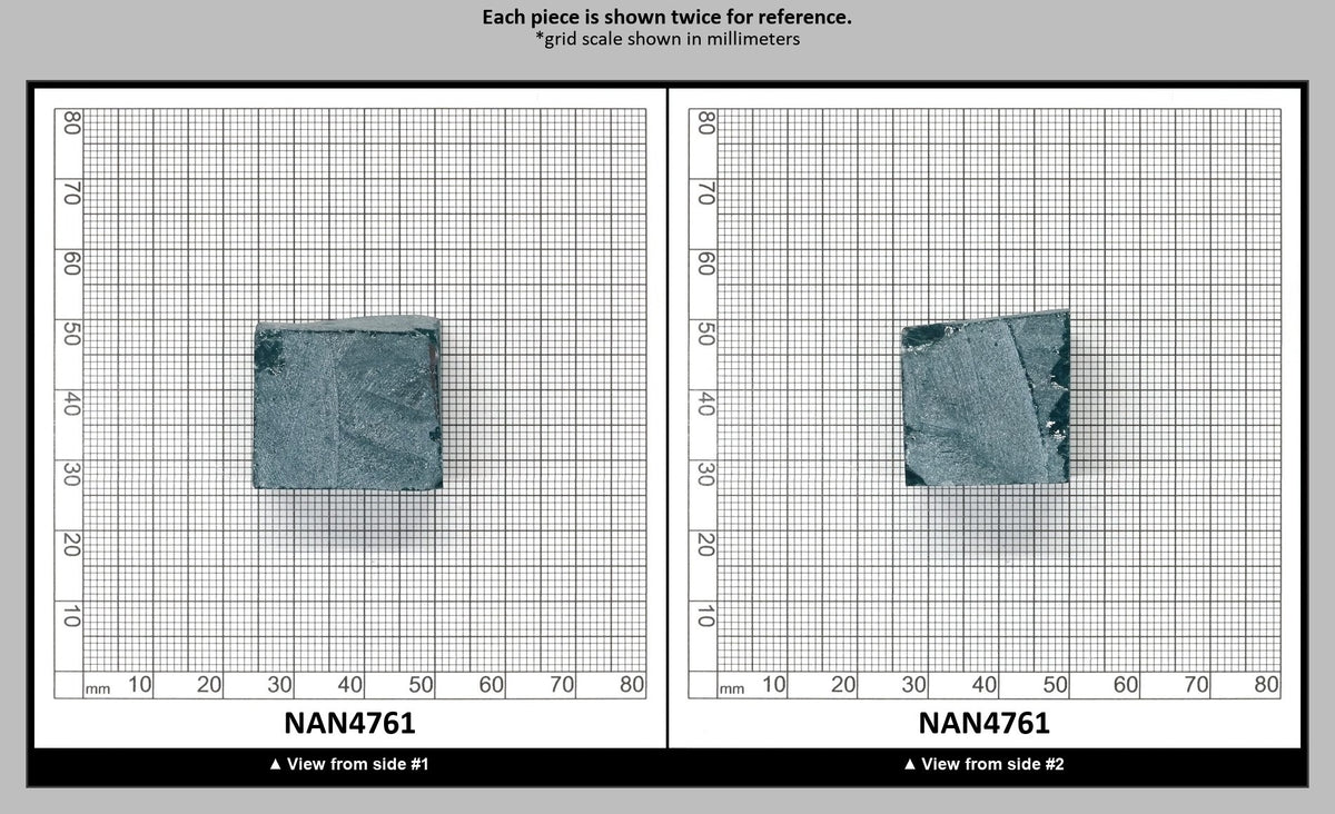 Nanosital Simulated Dark Paraiba Tourmaline (Included)  Lab Created Faceting Rough for Gem Cutting - #Z-7309 - Various Sizes : NAN4761