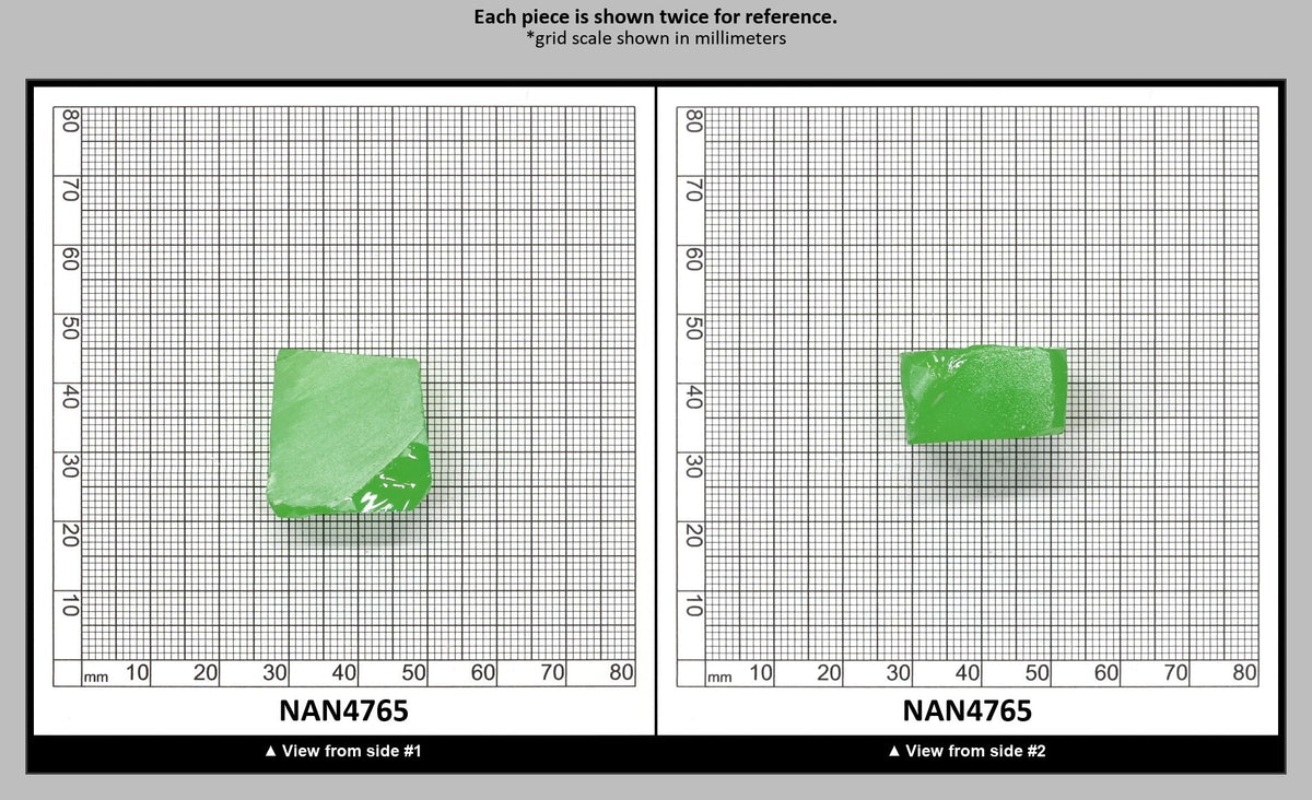 Nanosital Simulated Light Kryptonite Opal Lab Created Faceting Rough for Gem Cutting - #0011/1 - Various Sizes : NAN4765
