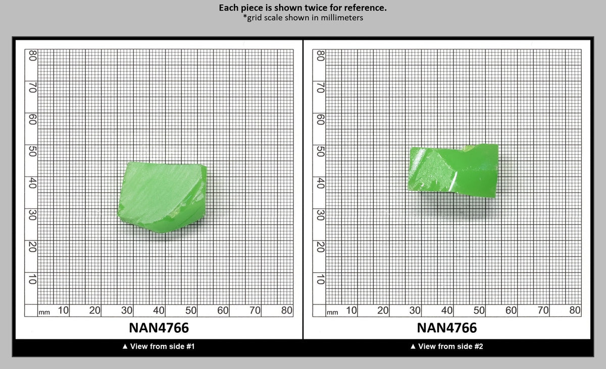 Nanosital Simulated Light Kryptonite Opal Lab Created Faceting Rough for Gem Cutting - #0011/1 - Various Sizes : NAN4766