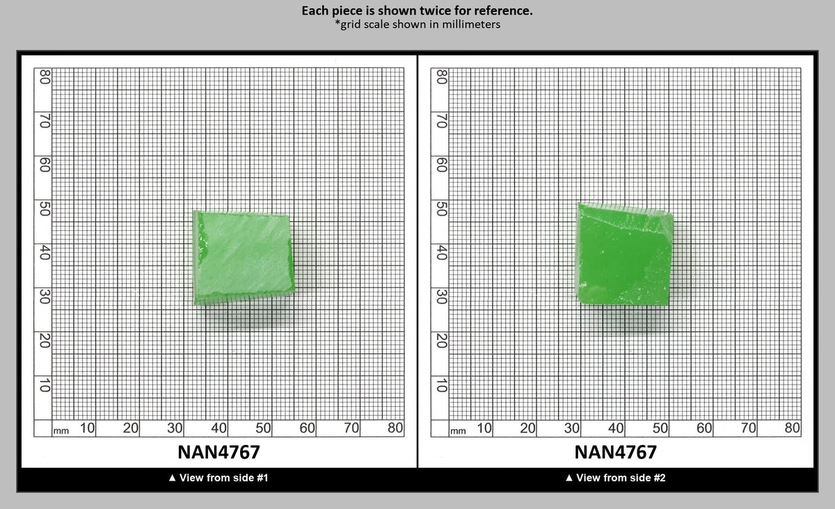 Nanosital Simulated Light Kryptonite Opal Lab Created Faceting Rough for Gem Cutting - #0011/1 - Various Sizes : NAN4767