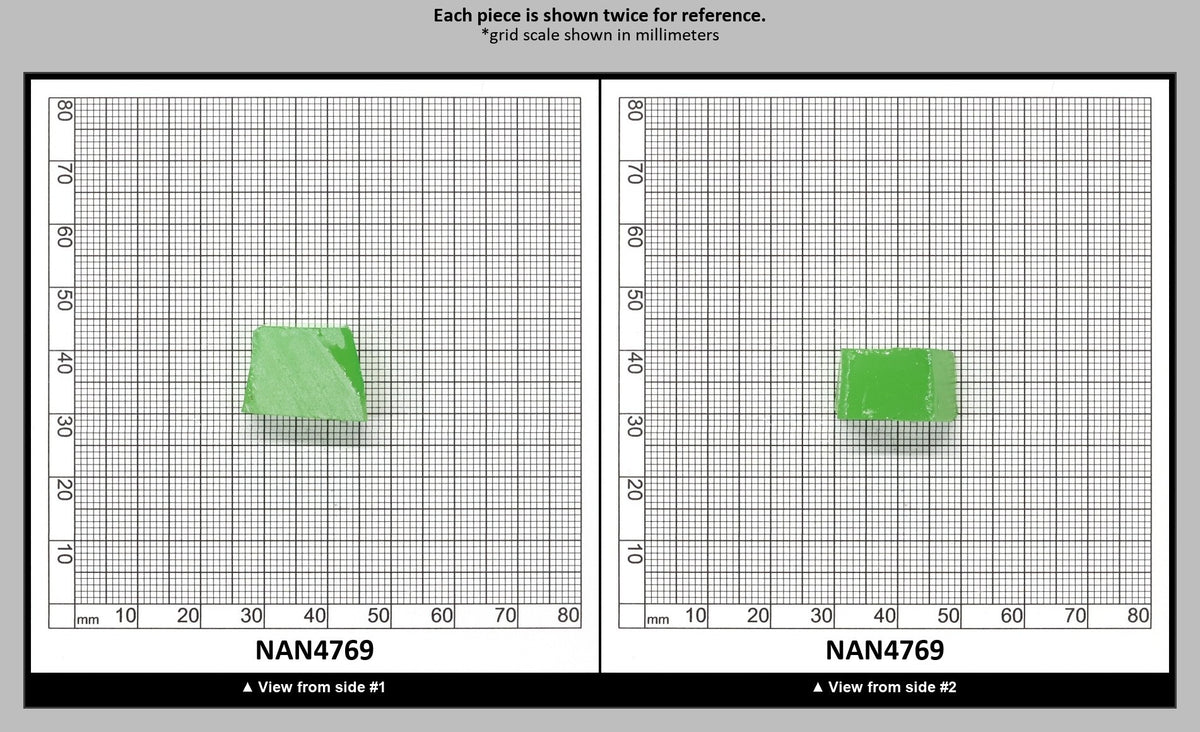 Nanosital Simulated Light Kryptonite Opal Lab Created Faceting Rough for Gem Cutting - #0011/1 - Various Sizes : NAN4769
