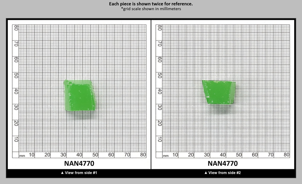 Nanosital Simulated Light Kryptonite Opal Lab Created Faceting Rough for Gem Cutting - #0011/1 - Various Sizes : NAN4770