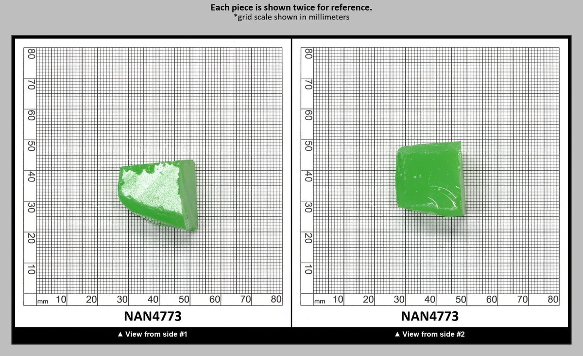 Nanosital Simulated Light Kryptonite Opal Lab Created Faceting Rough for Gem Cutting - #0011/1 - Various Sizes : NAN4773
