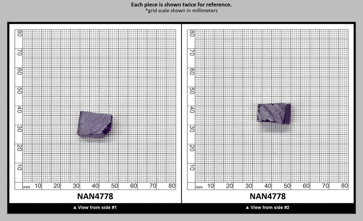 Nanosital Simulated Medium Amethyst  Lab Created Faceting Rough for Gem Cutting - #A-2299 - Various Sizes : NAN4778
