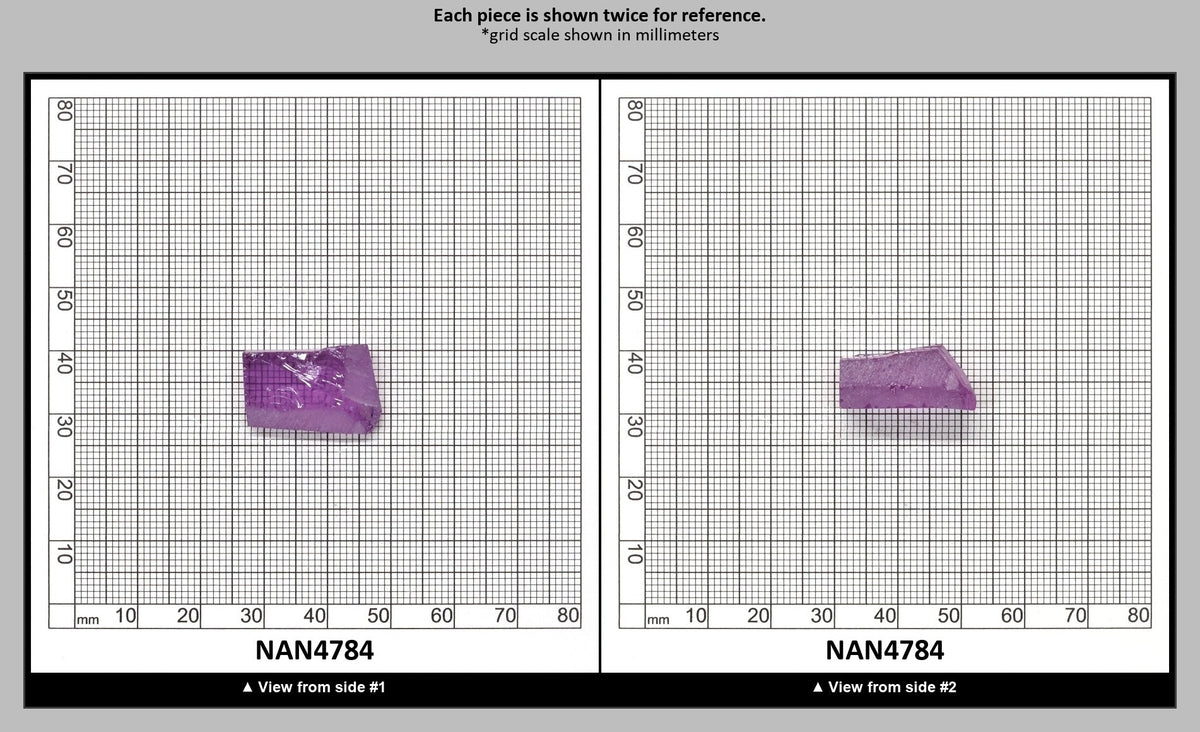 Nanosital Simulated Color Changing Lab Created Faceting Rough for Gem Cutting - #115 - Various Sizes : NAN4784