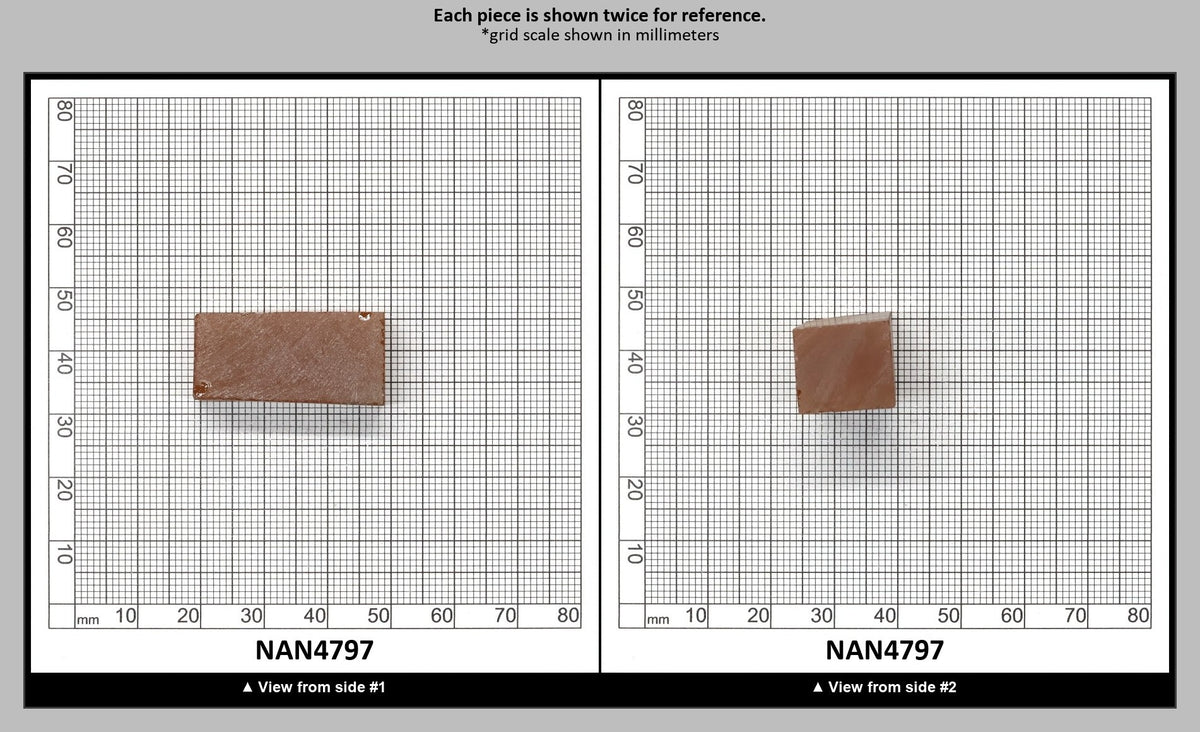 Nanosital Simulated Sweet Dreams Honey Opal Lab Created Faceting Rough for Gem Cutting - #500- Various Sizes : NAN4797