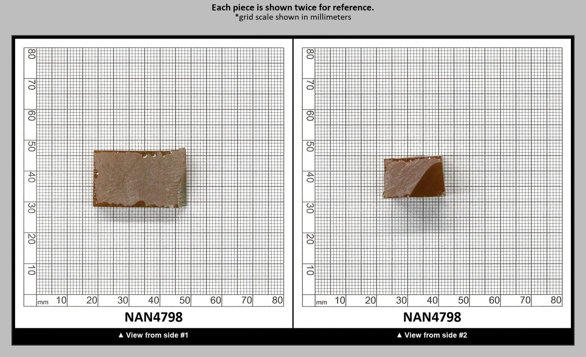 Nanosital Simulated Sweet Dreams Honey Opal Lab Created Faceting Rough for Gem Cutting - #500- Various Sizes : NAN4798
