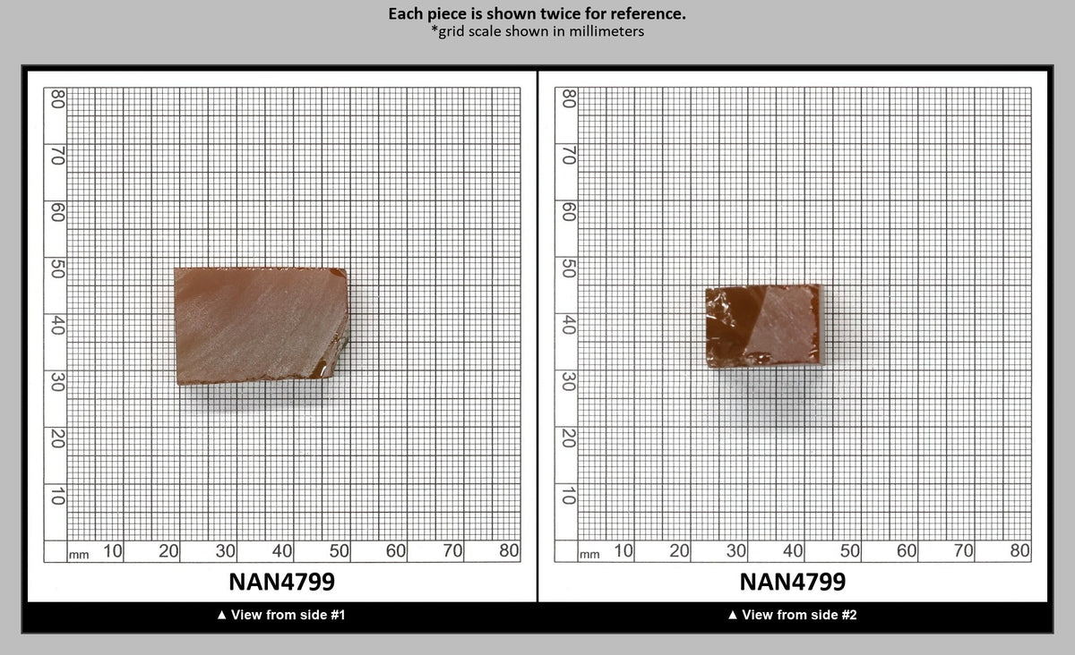 Nanosital Simulated Sweet Dreams Honey Opal Lab Created Faceting Rough for Gem Cutting - #500- Various Sizes : NAN4799