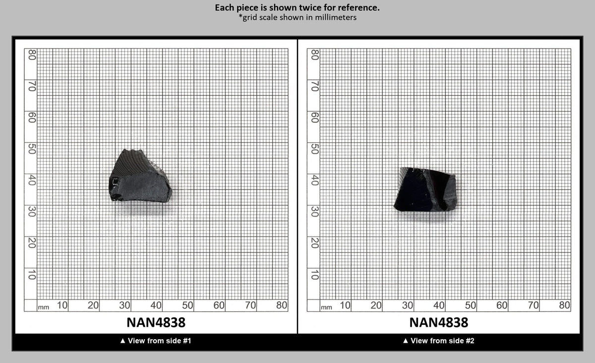 Nanosital Simulated Black Lab Created Faceting Rough for Gem Cutting - #0004 - Various Sizes : NAN4838