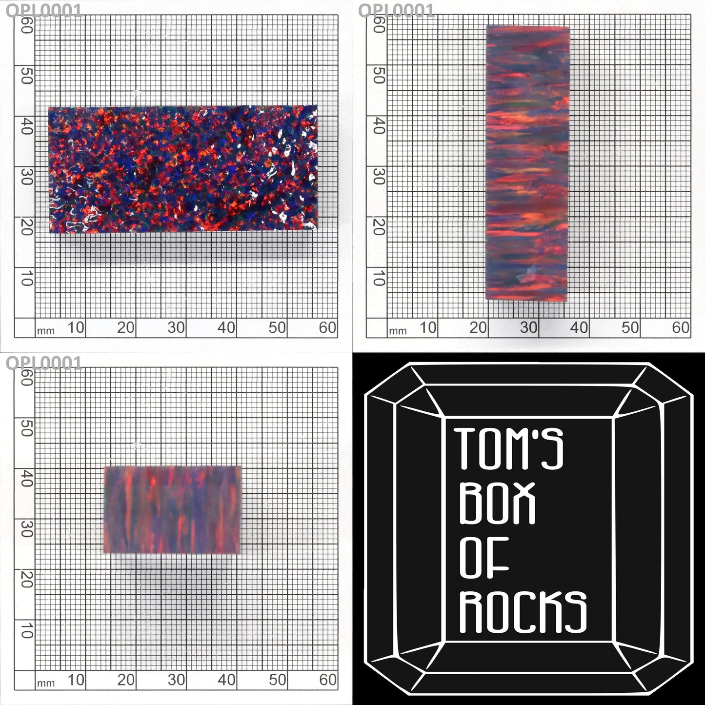 Opal Imp Red Fire/Black I-3A : OPL0001