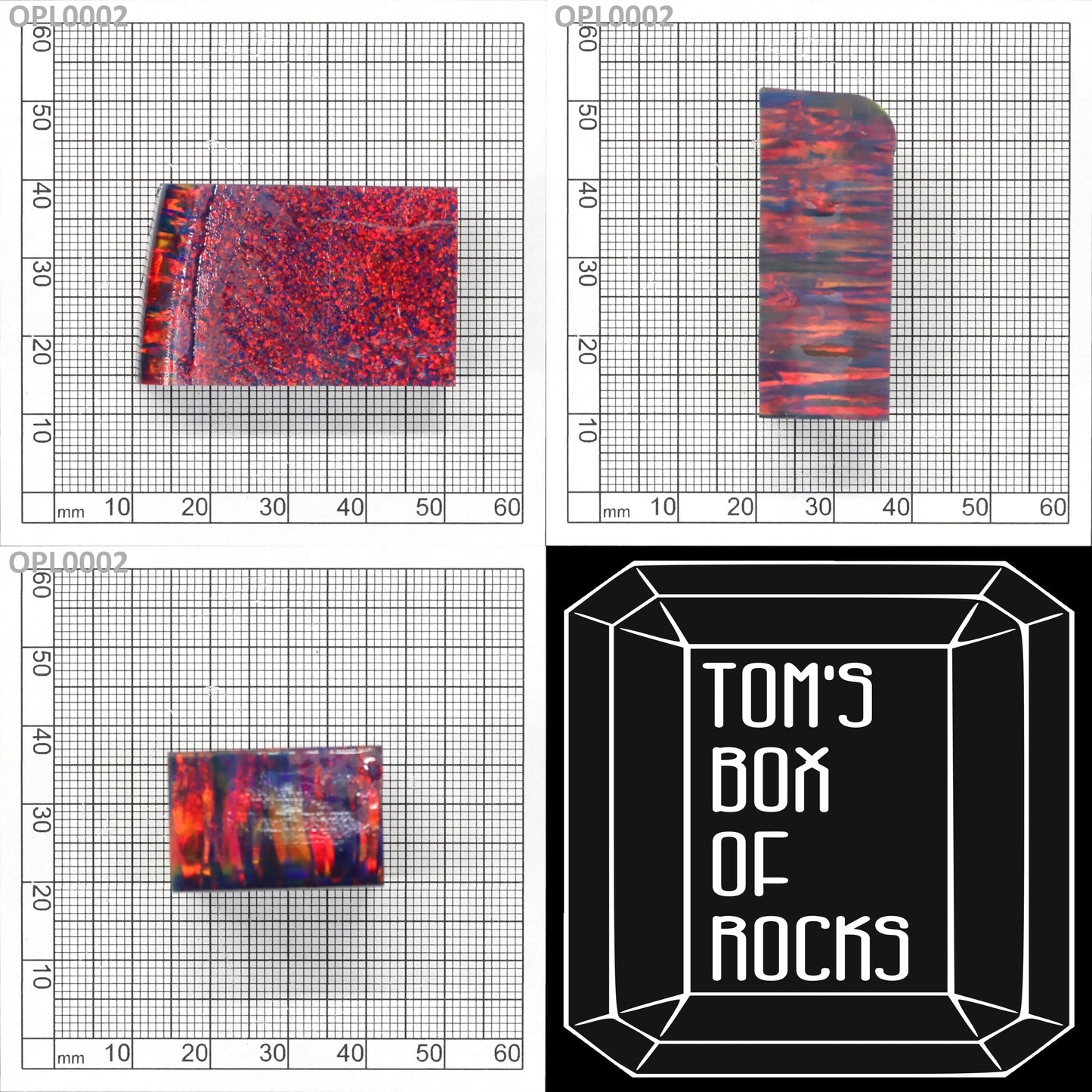 Opal Imp Red Fire/Black I-3A : OPL0002