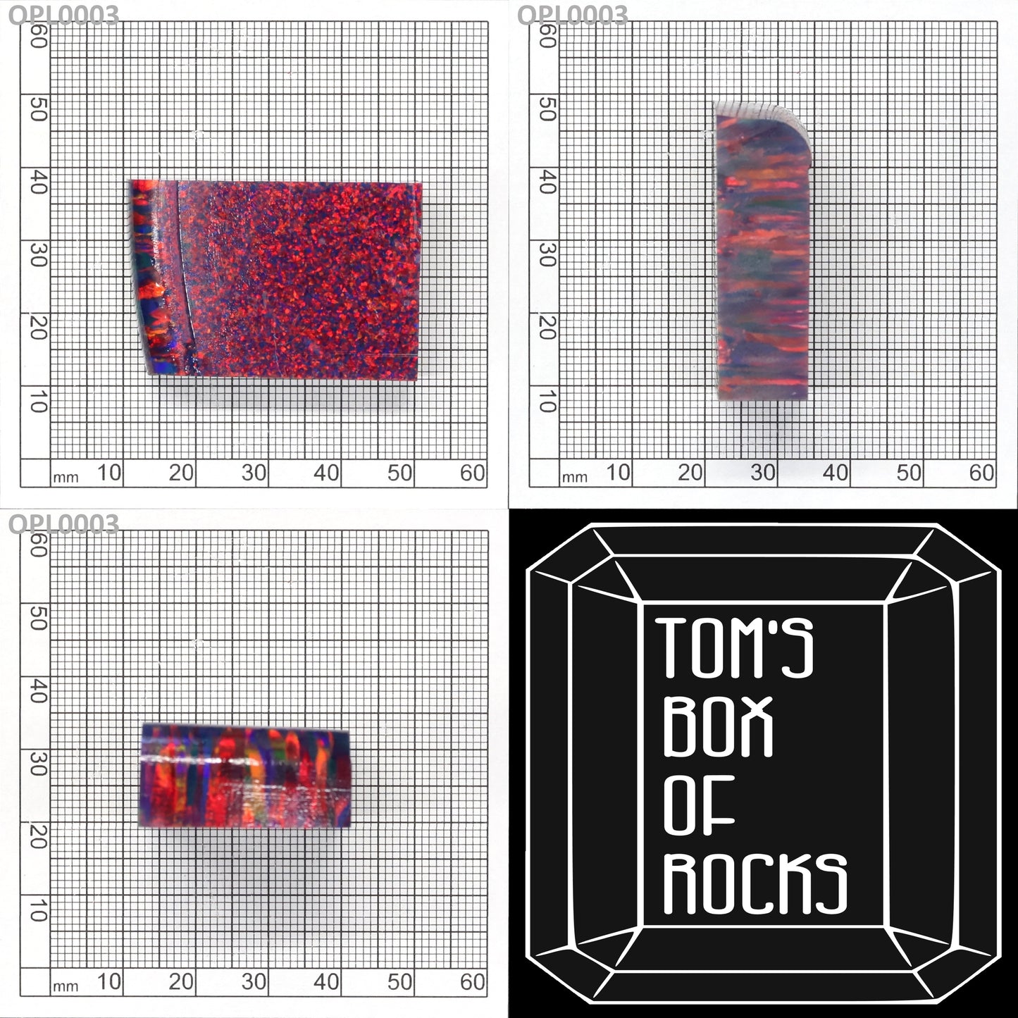 Opal Imp Red Fire/Black I-3A : OPL0003