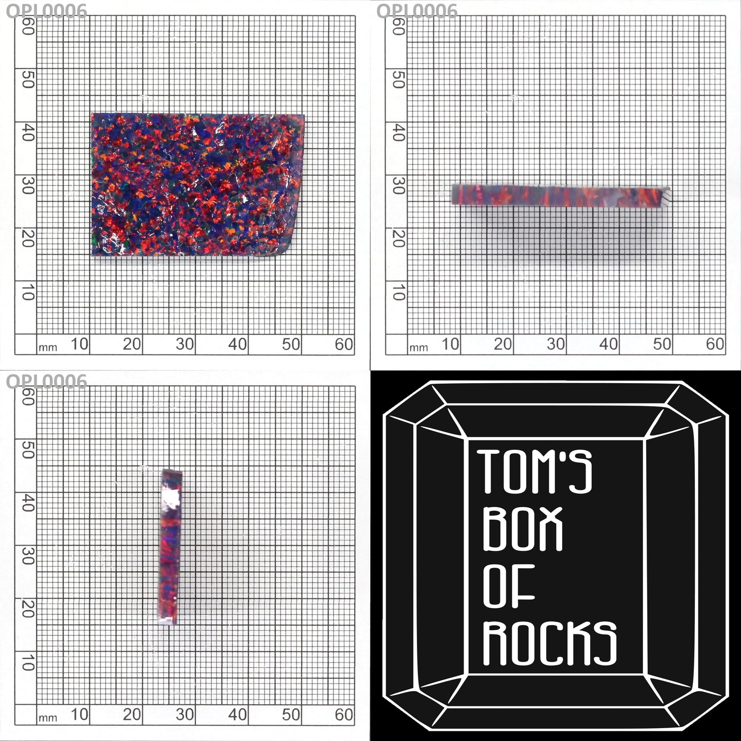 Opal Imp Red Fire/Black I-3A : OPL0006