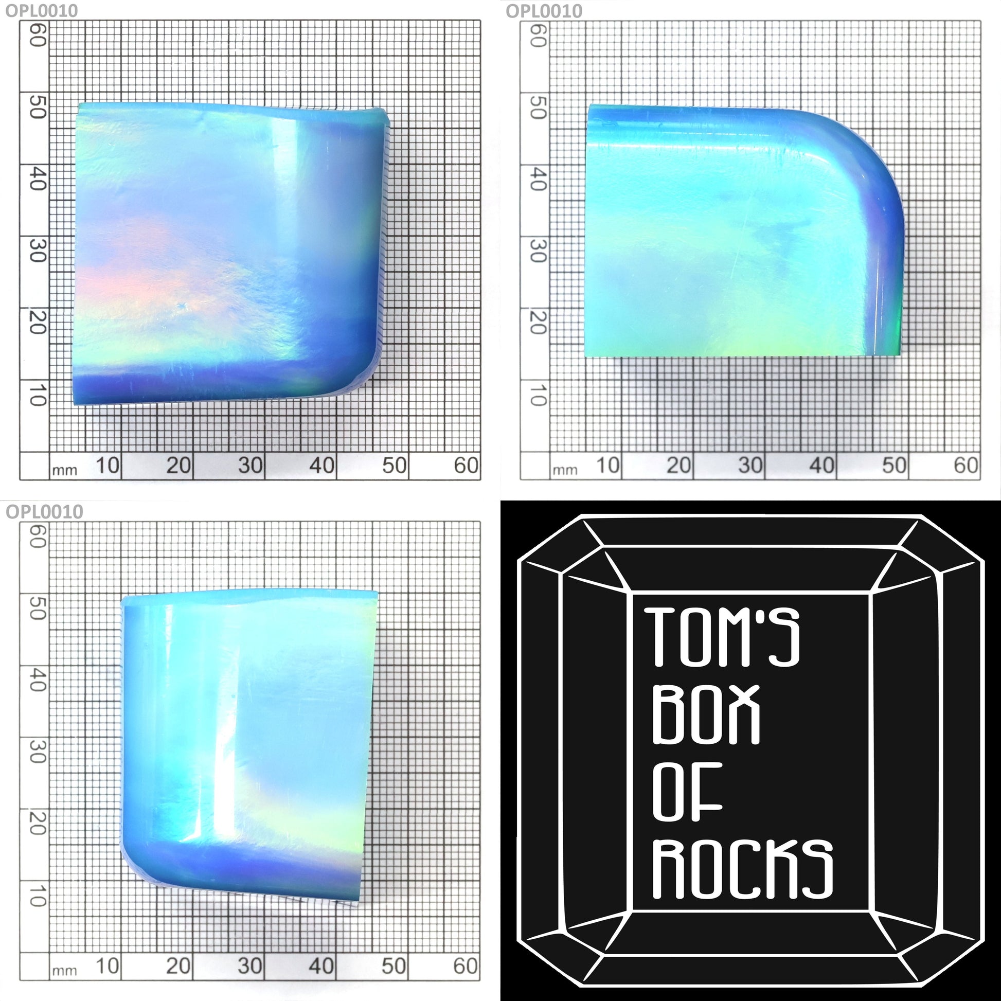 Opal Au Green Fire/Sky Blue FB8 : OPL0010
