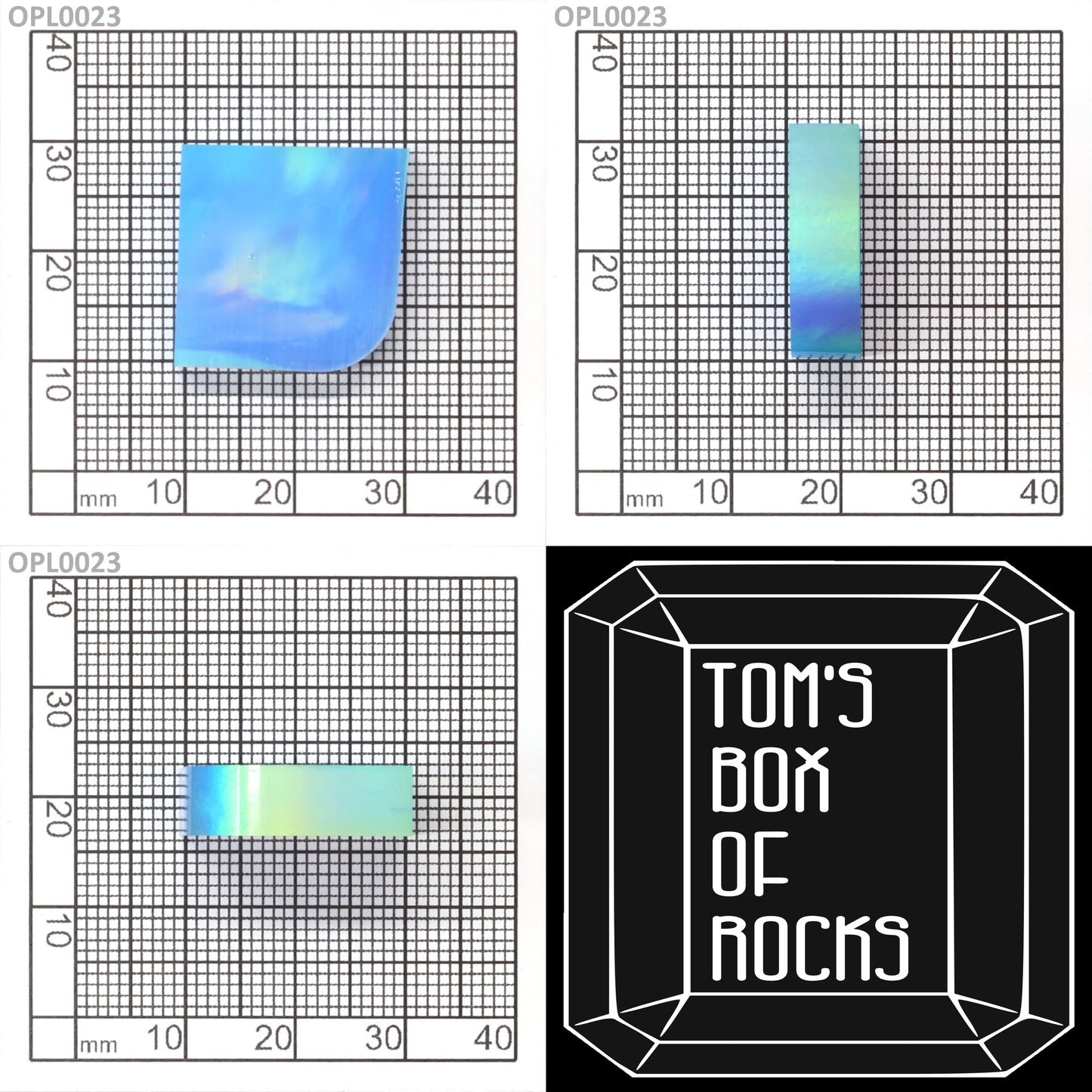Opal Au Green Fire/Sky Blue FB8 : OPL0023