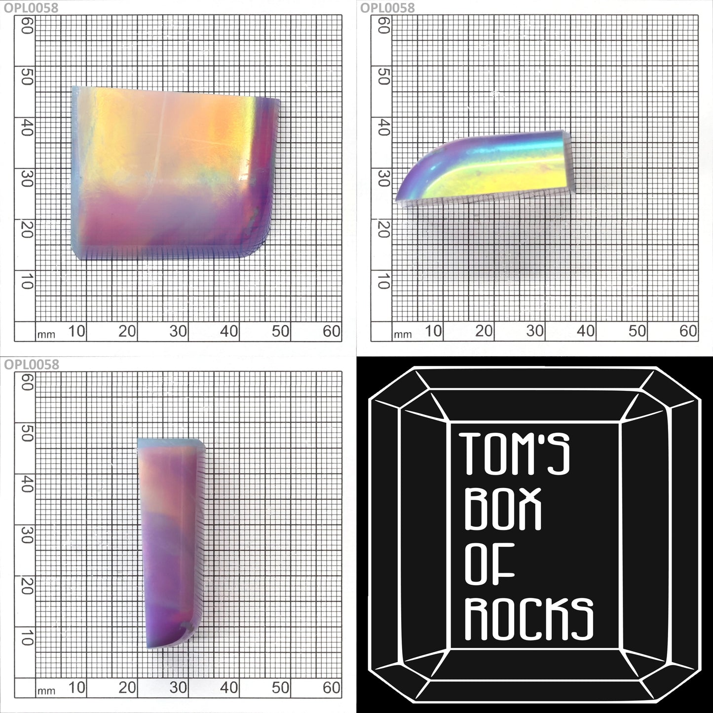 Opal Au Green Fire/Unicorn FB21 : OPL0058