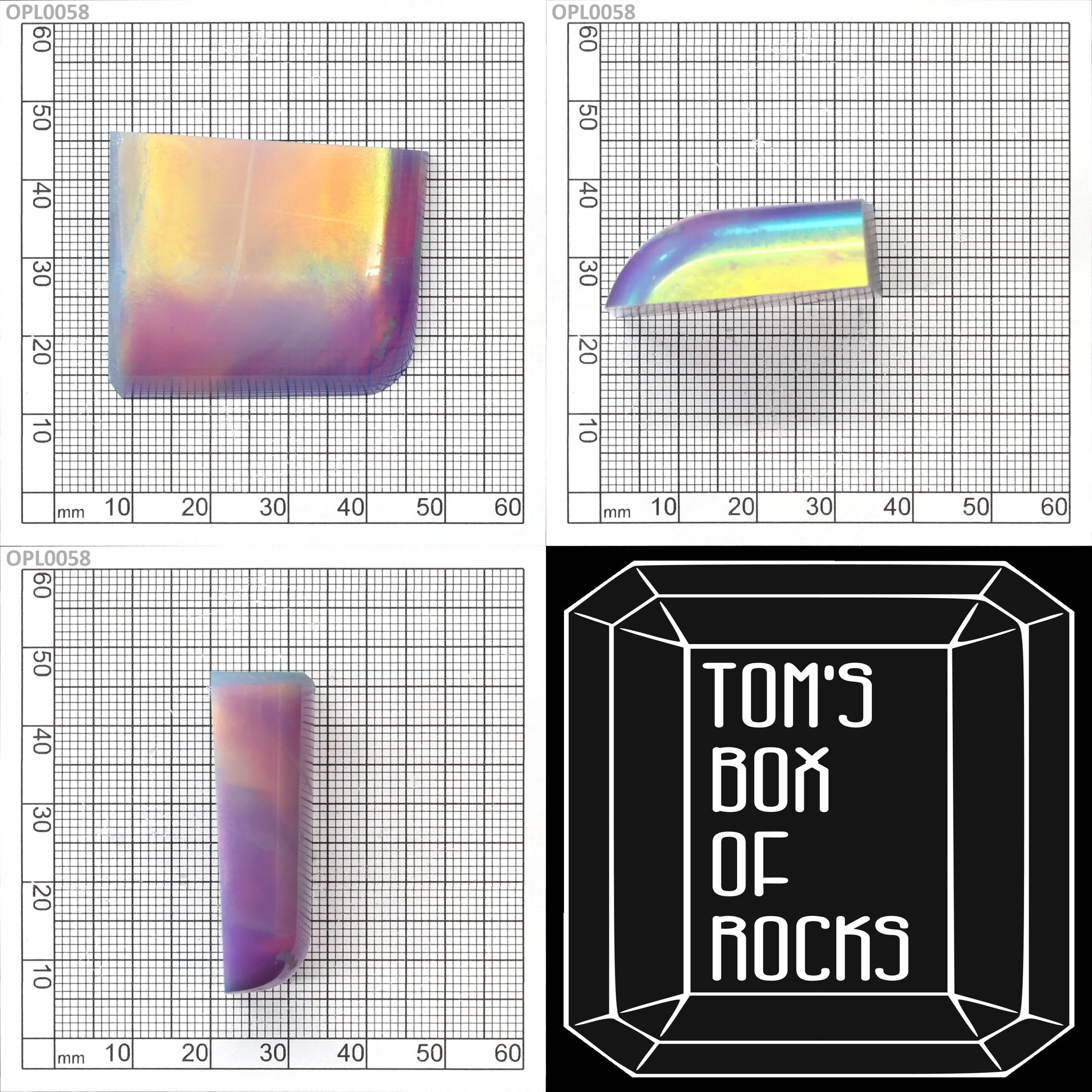 Opal Au Green Fire/Unicorn FB21 : OPL0058