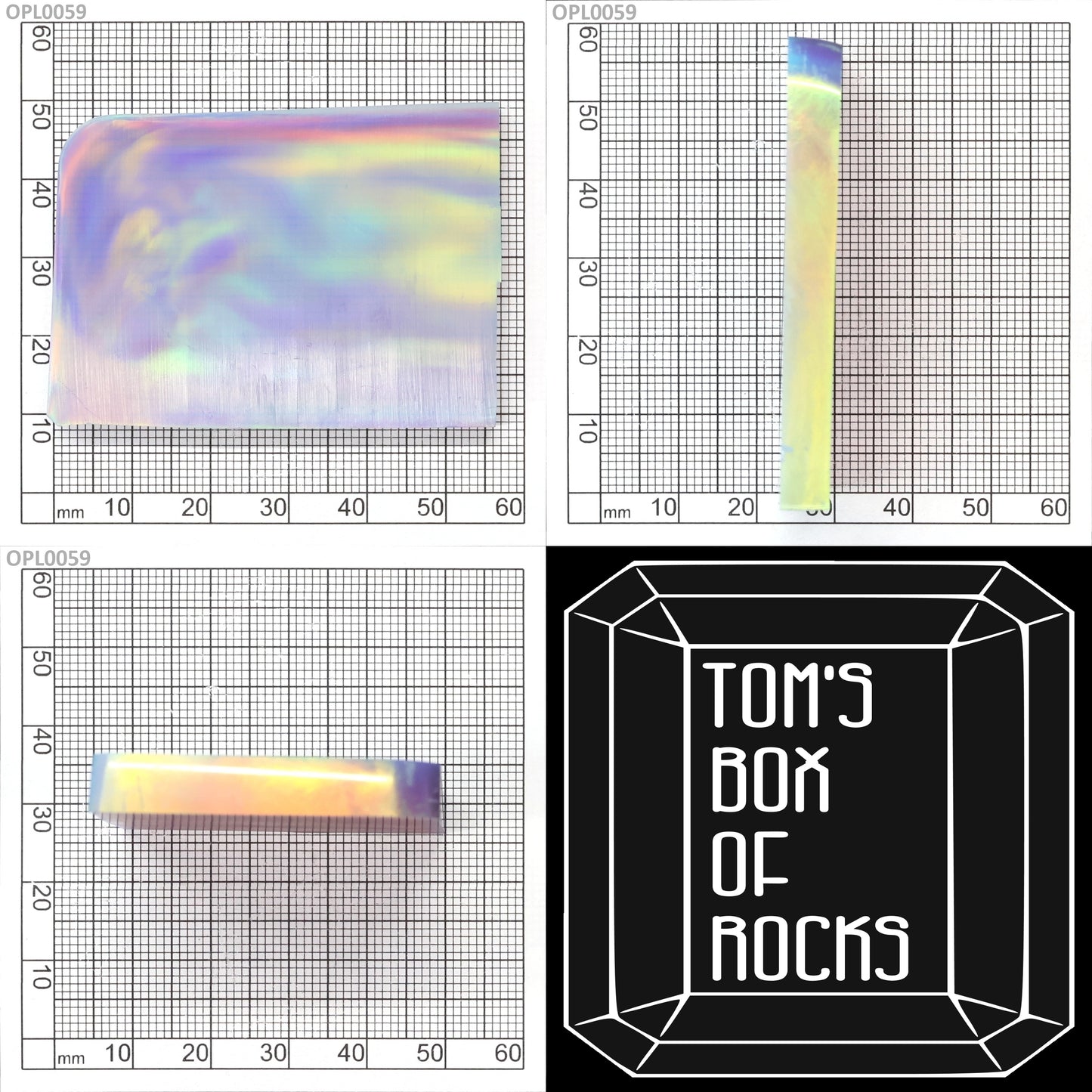 Opal Au Green Fire/Unicorn FB21 : OPL0059