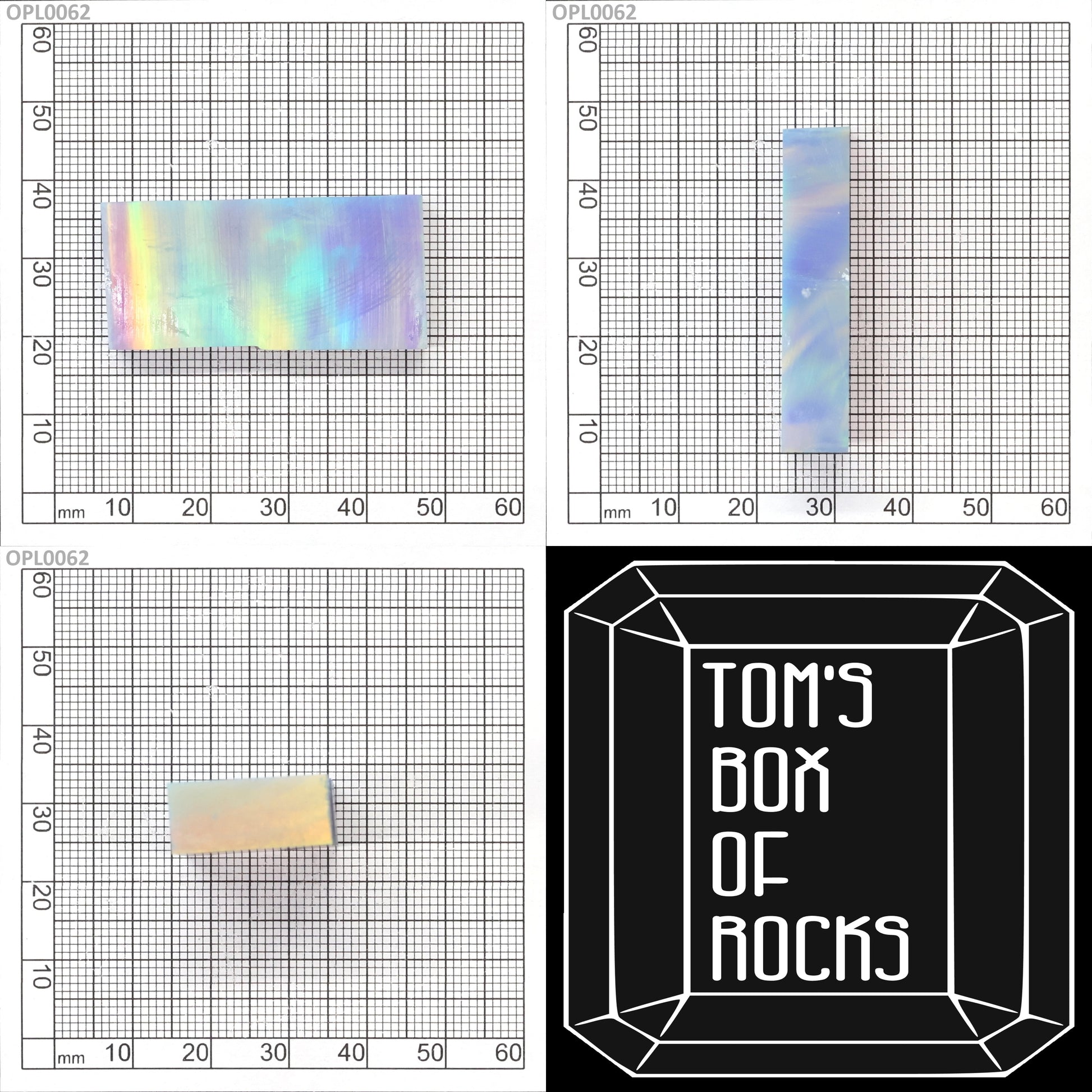 Opal Au Green Fire/Unicorn FB21 : OPL0062