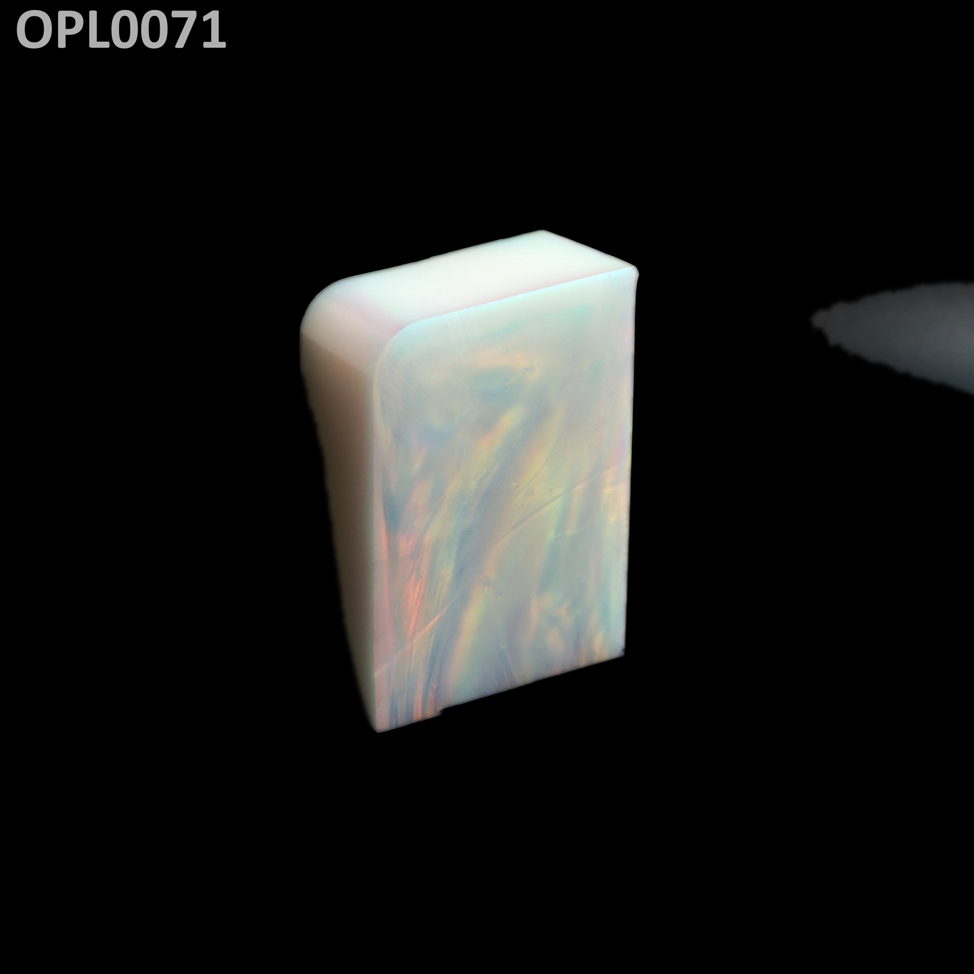 Opal Au Orange Fire/White FD0 : OPL0071