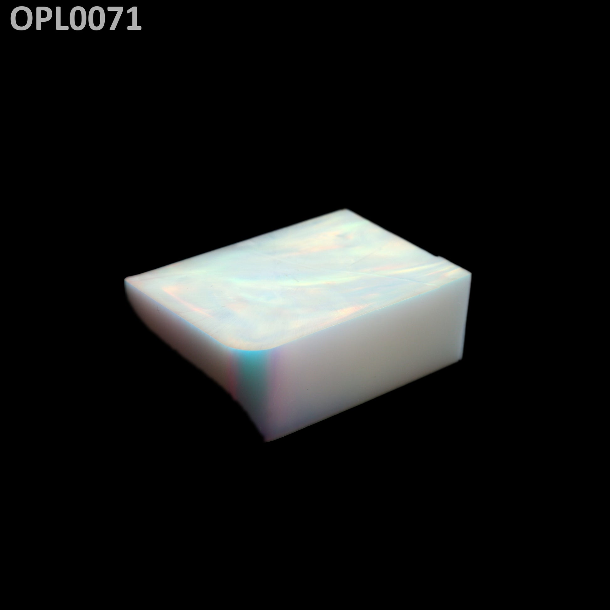 Opal Au Orange Fire/White FD0 : OPL0071