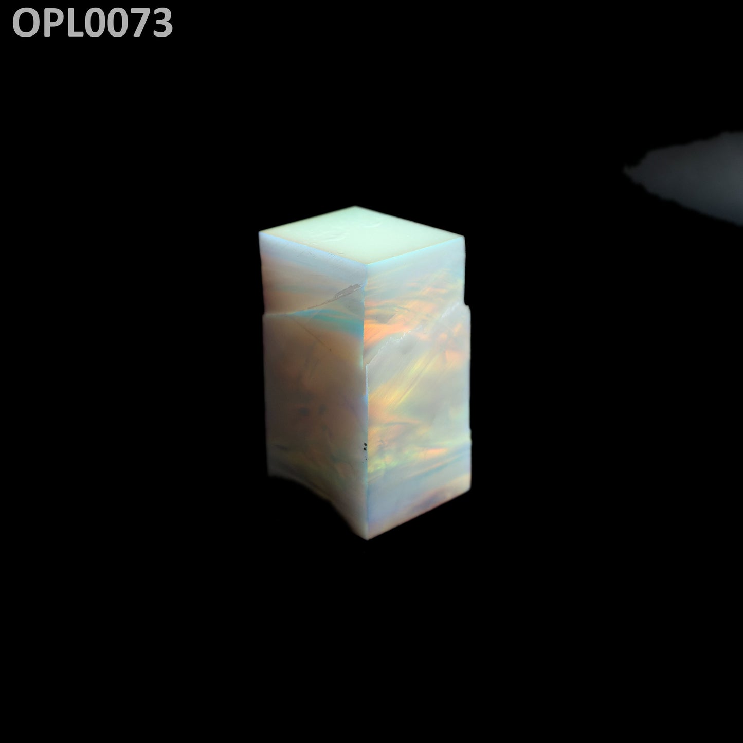 Opal Au Orange Fire/White FD0 : OPL0073