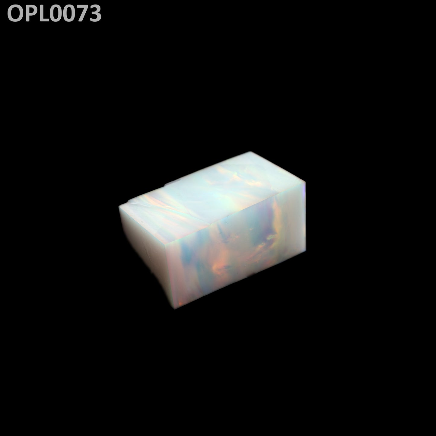 Opal Au Orange Fire/White FD0 : OPL0073