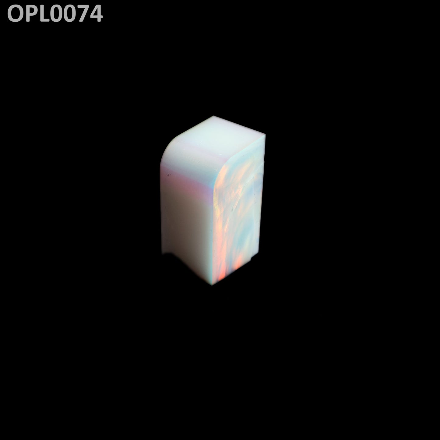 Opal Au Orange Fire/White FD0 : OPL0074