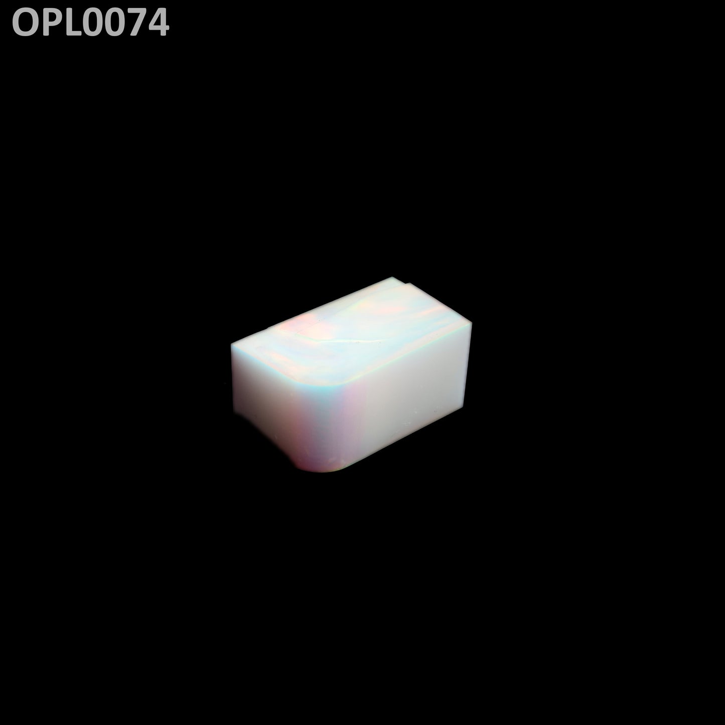 Opal Au Orange Fire/White FD0 : OPL0074