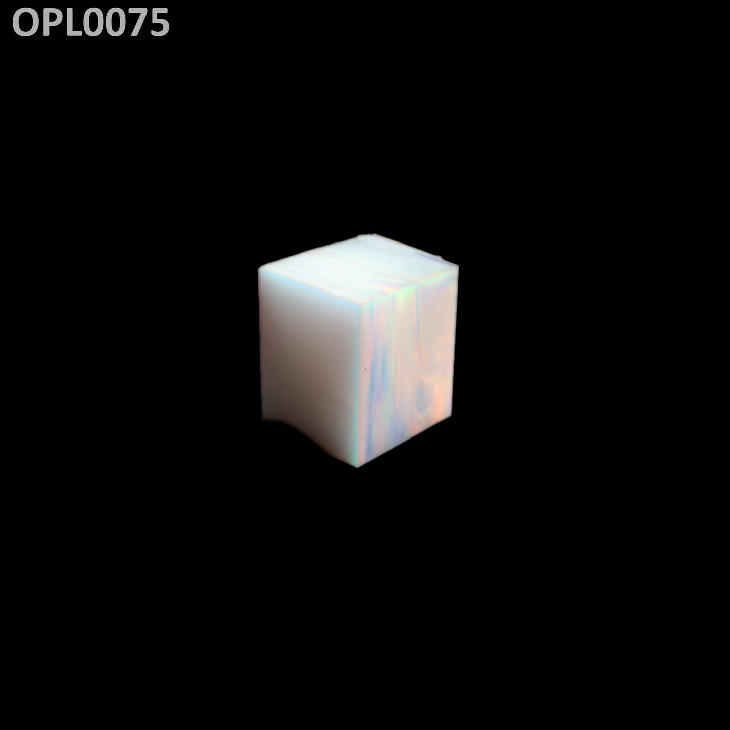 Opal Au Orange Fire/White FD0 : OPL0075