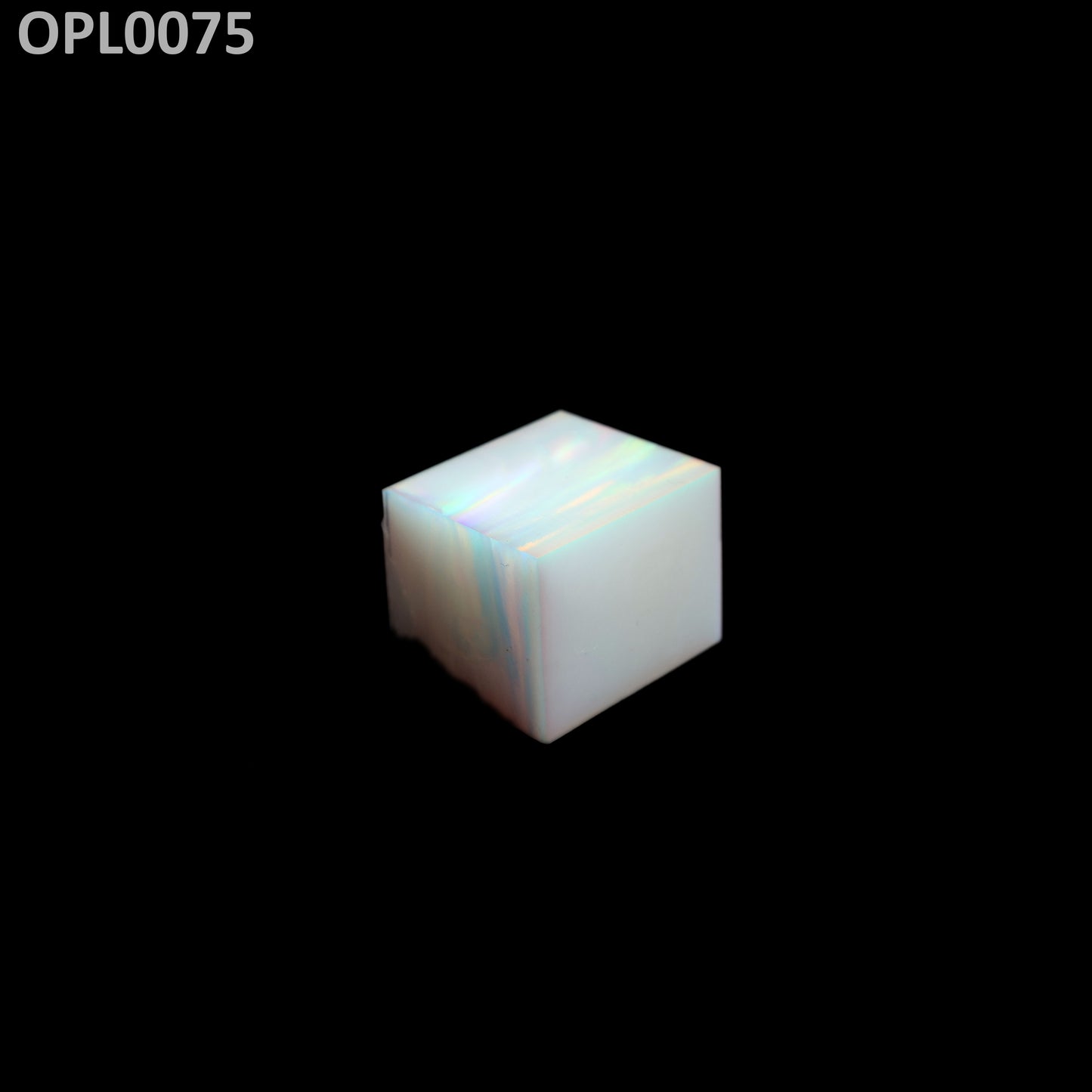 Opal Au Orange Fire/White FD0 : OPL0075