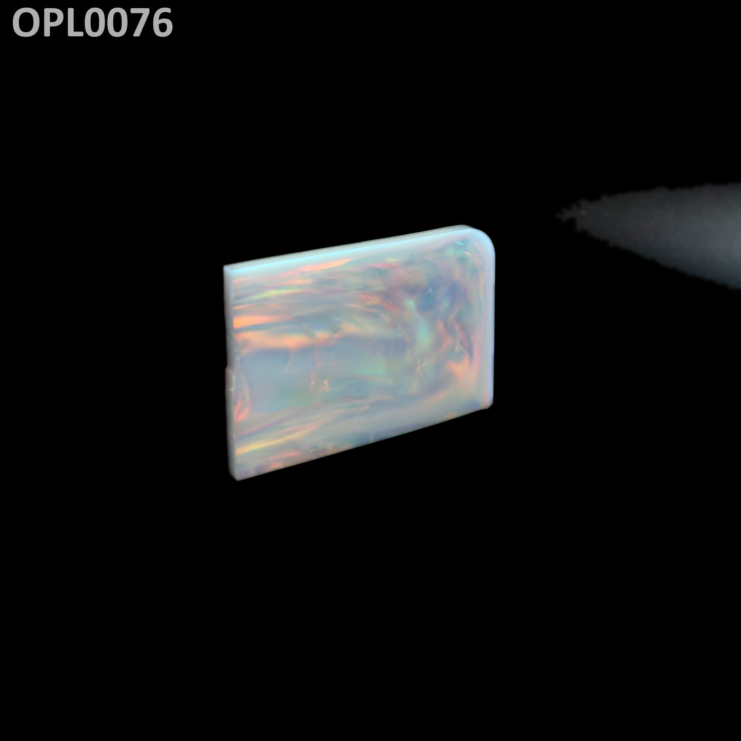 Opal Au Orange Fire/White FD0 : OPL0076