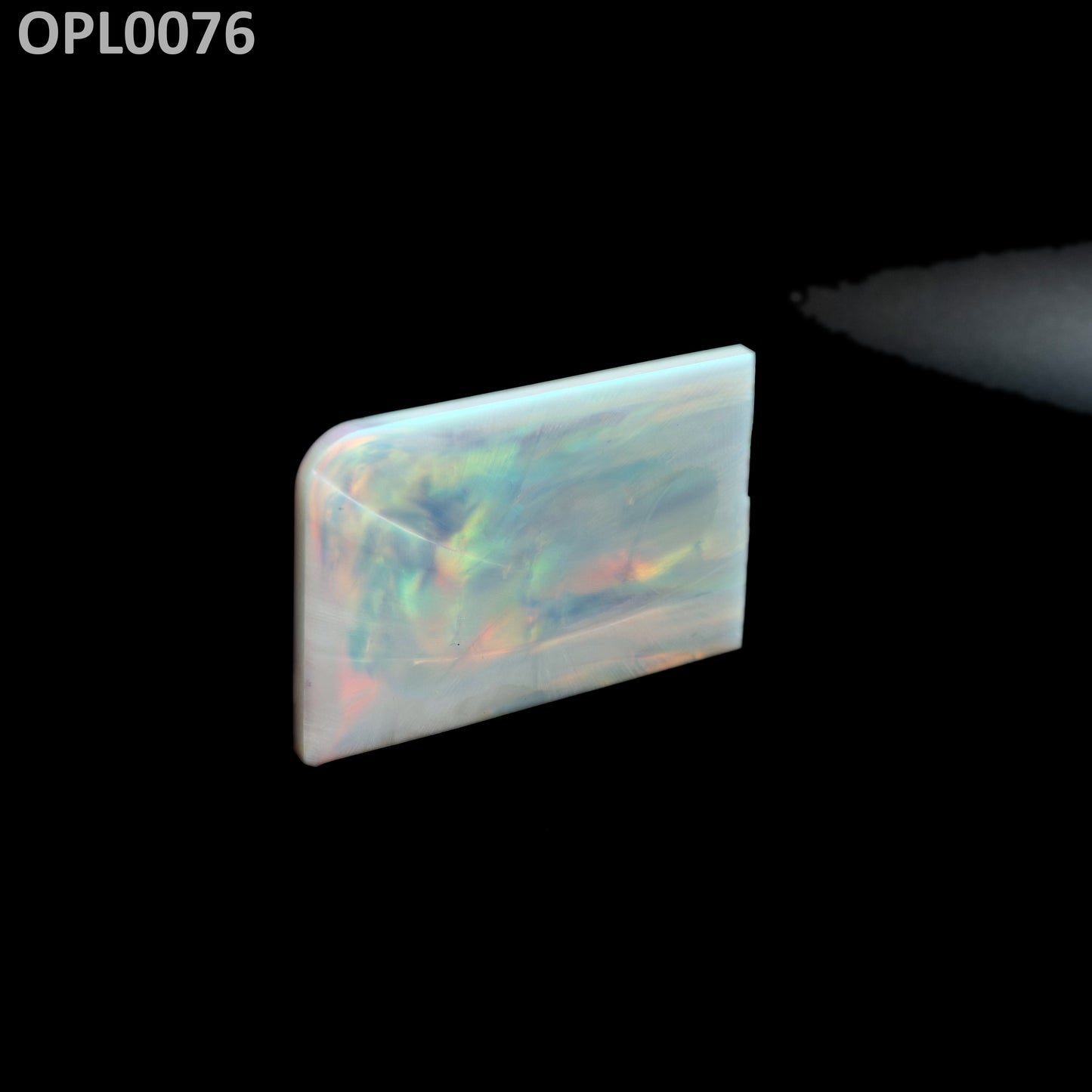 Opal Au Orange Fire/White FD0 : OPL0076