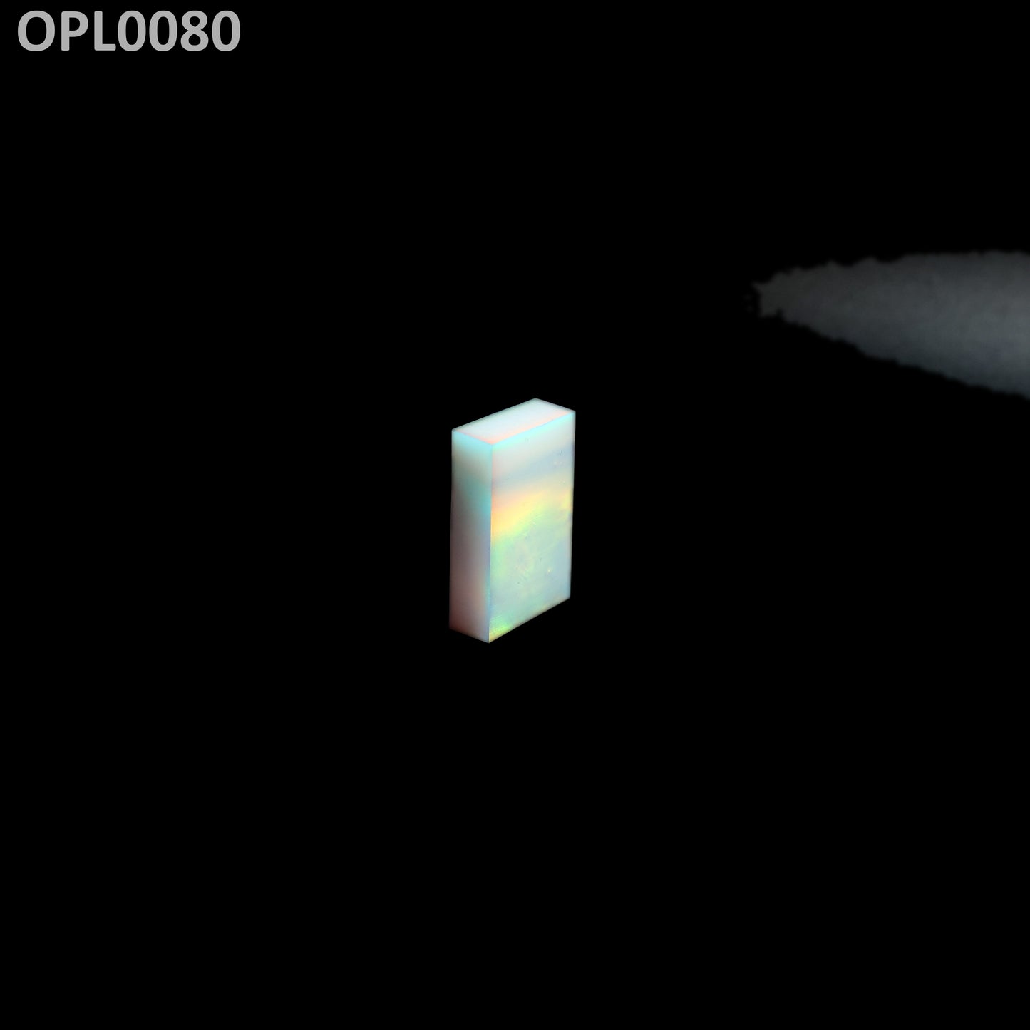 Opal Au Orange Fire/White FD0 : OPL0080