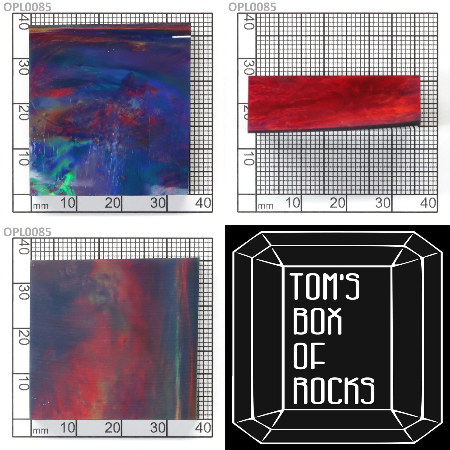 Opal Au Orange Fire/Black FD3 : OPL0085
