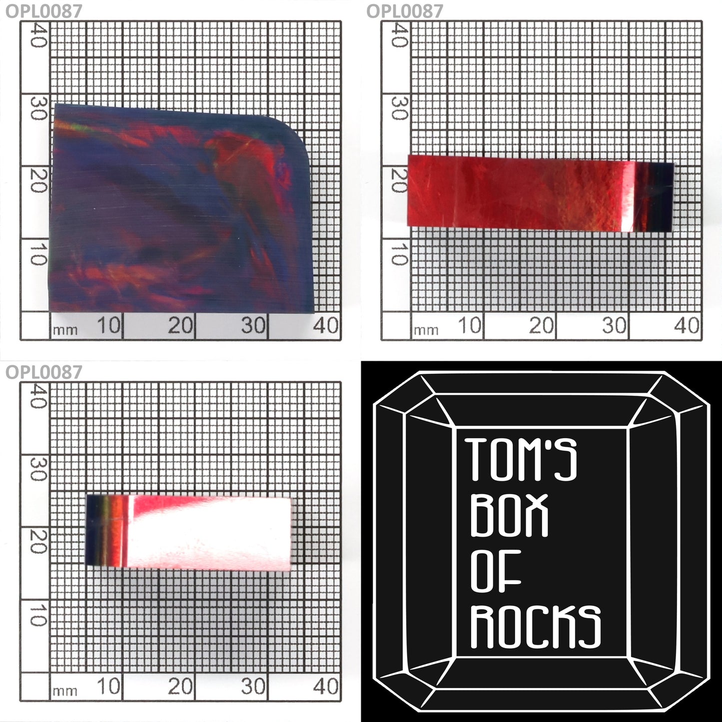 Opal Au Orange Fire/Black FD3 : OPL0087