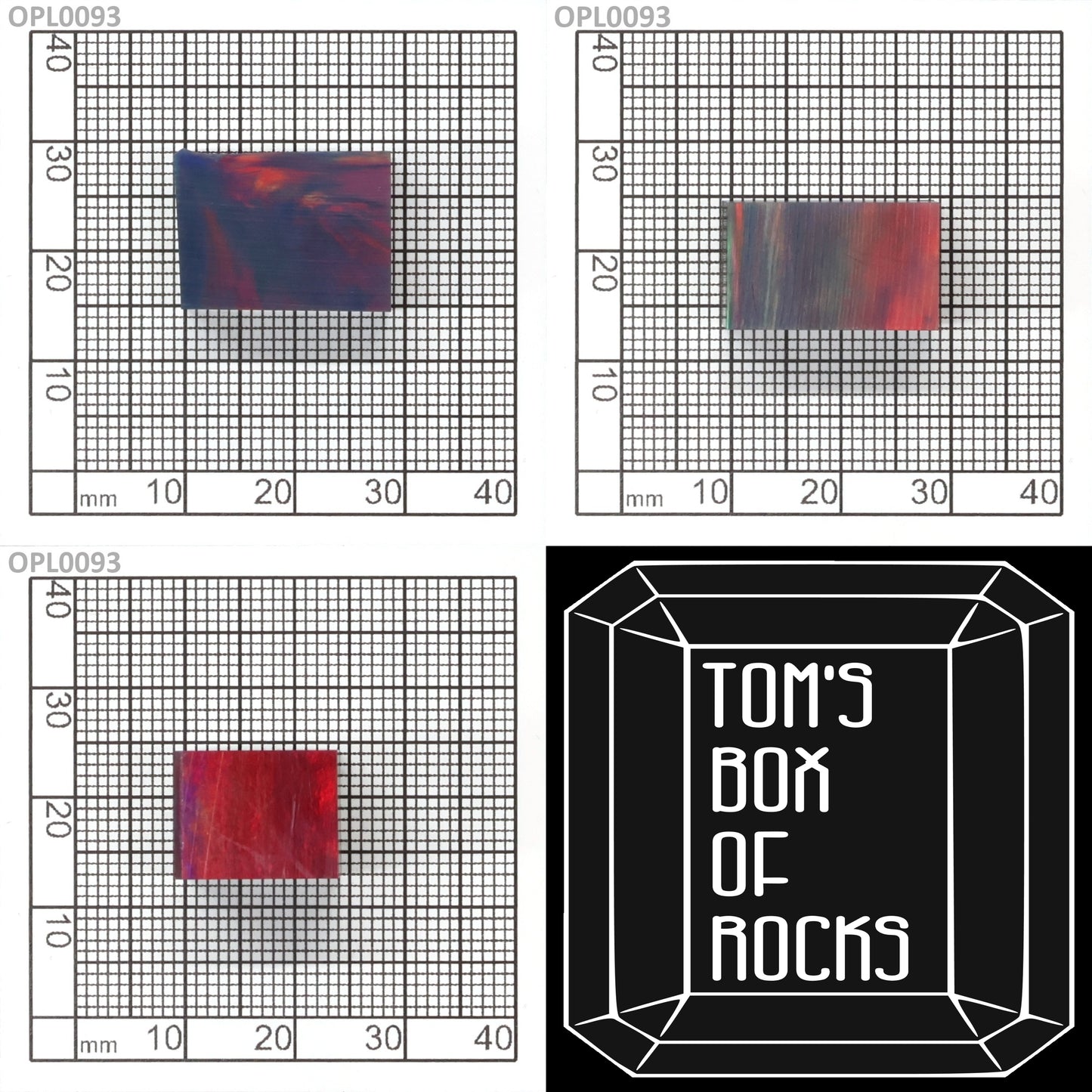 Opal Au Orange Fire/Black FD3 : OPL0093