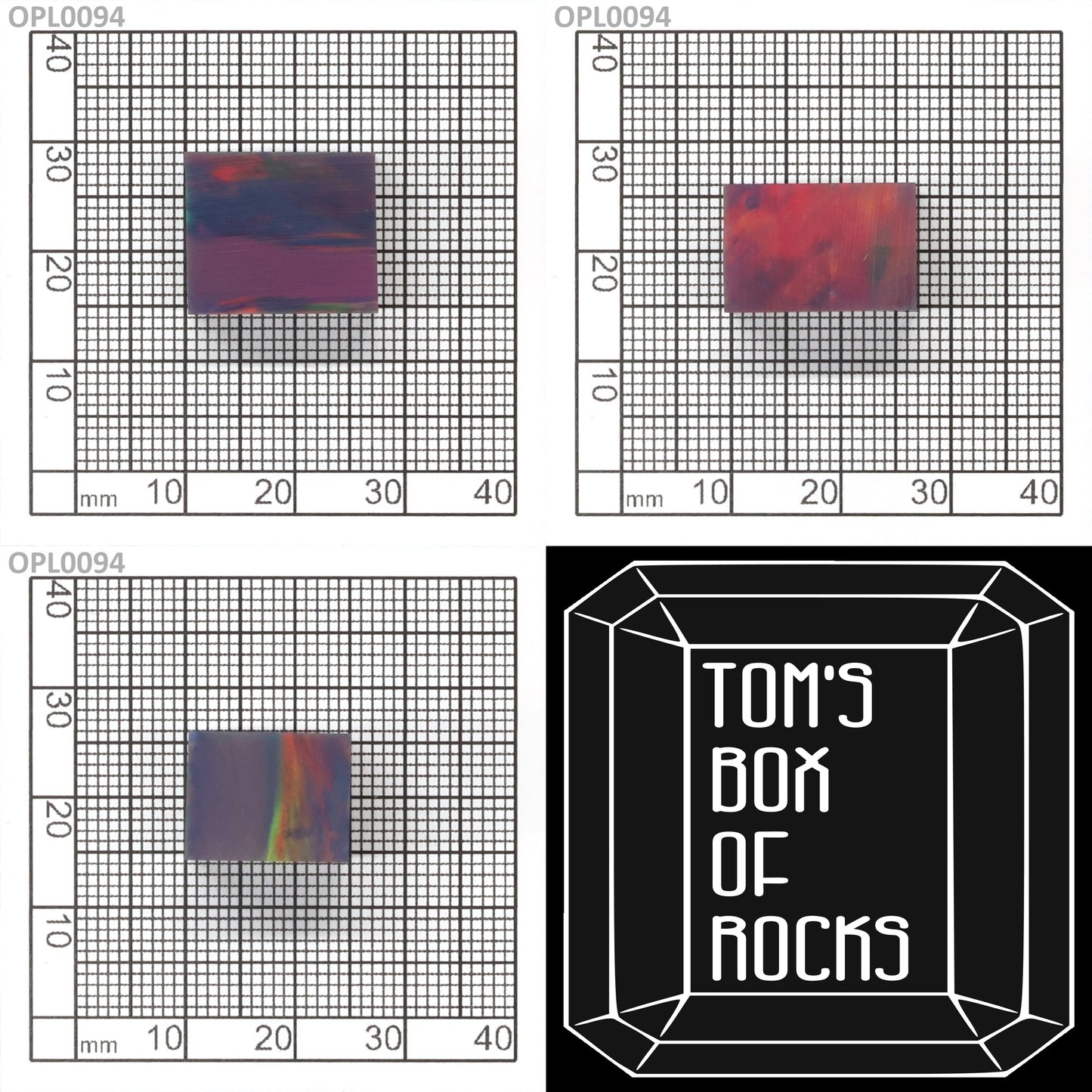 Opal Au Orange Fire/Black FD3 : OPL0094