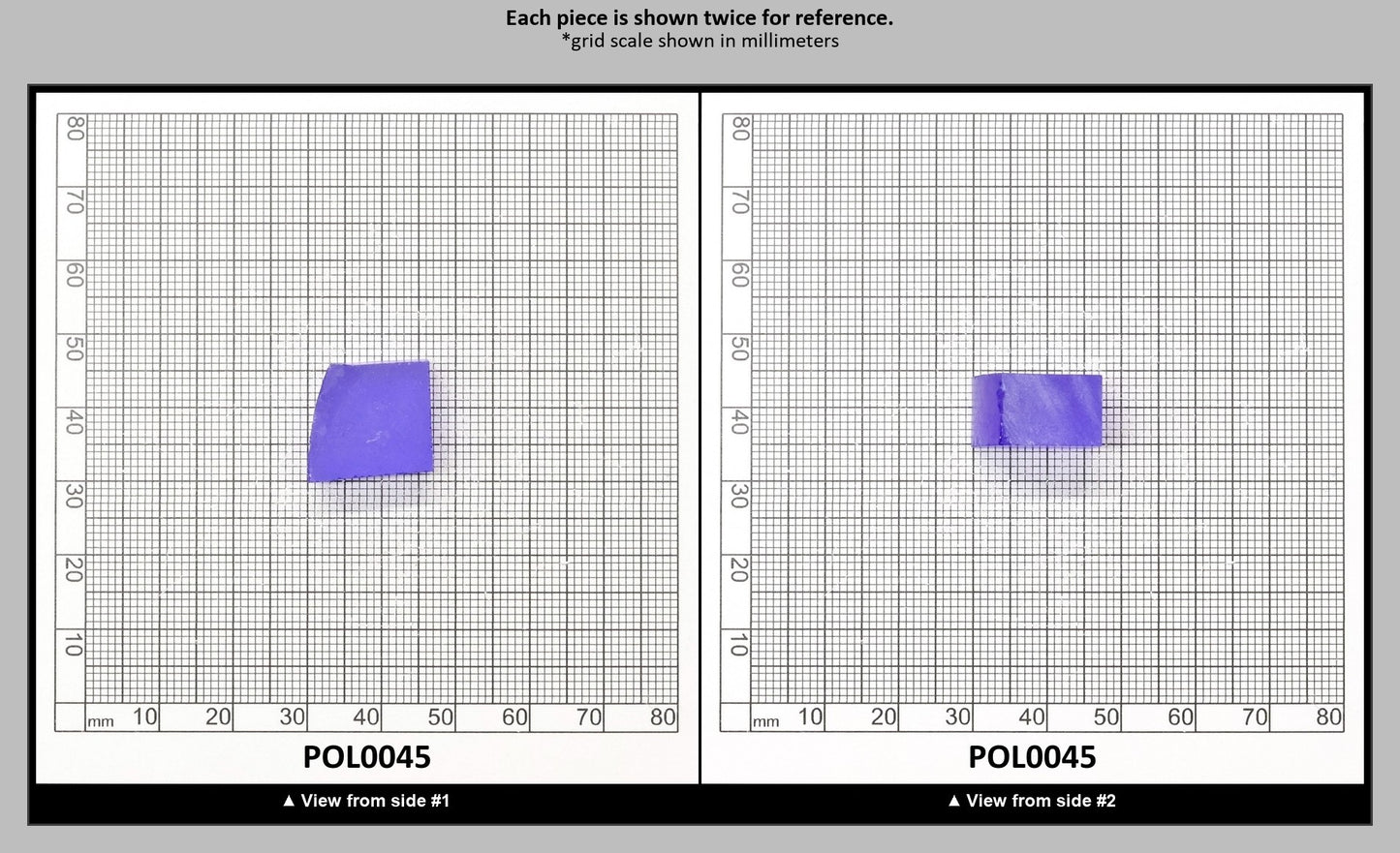Cobalt Blue Polycrystalline Spinel - Grade A - Faceting Rough : POL0045