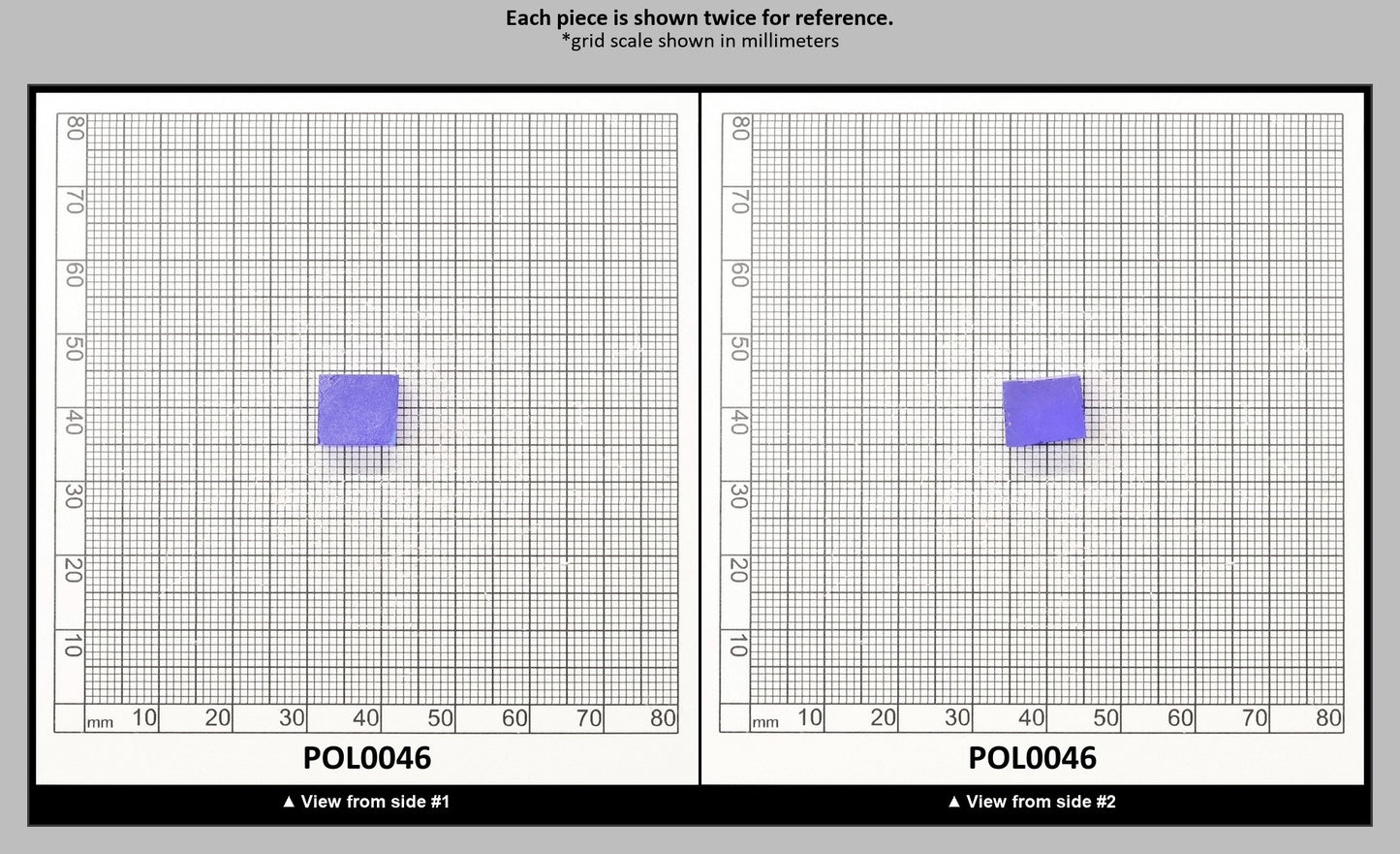 Cobalt Blue Polycrystalline Spinel - Grade A - Faceting Rough : POL0046