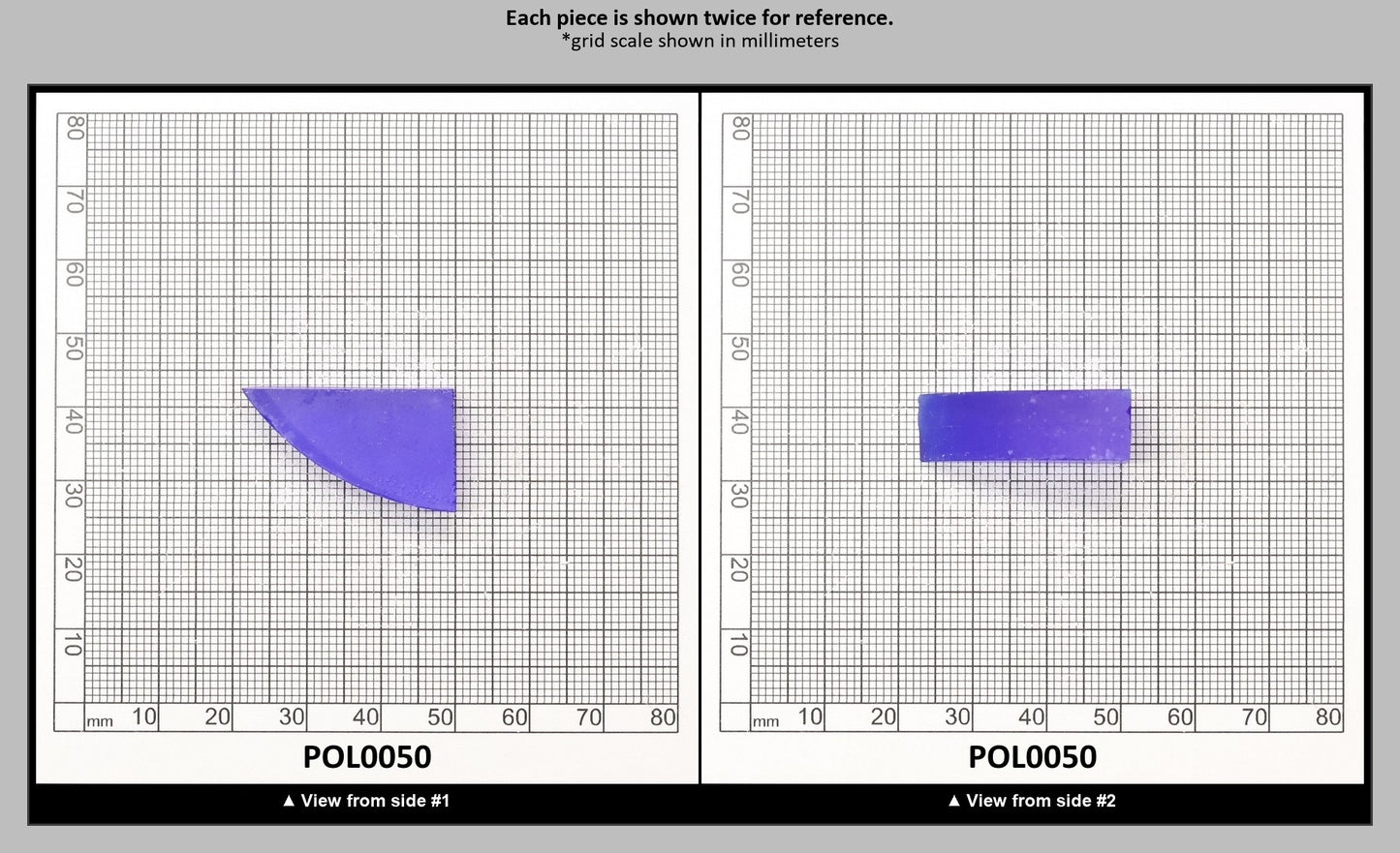 Cobalt Blue Polycrystalline Spinel - Grade A - Faceting Rough : POL0050